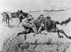 A Peril of the Plains, by Frederic Remington, 1890