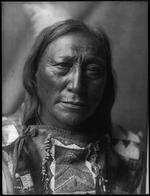 Hollowhorn Bear, by Edward Curtis, 1907